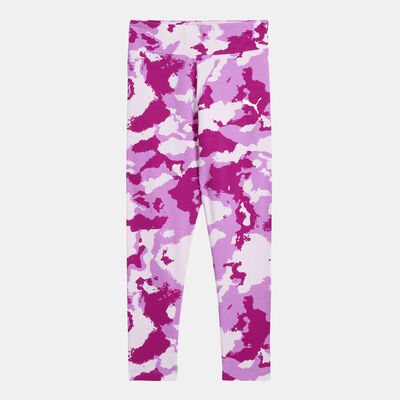 PUMA Kids' Alpha Allover Print Leggings Pink