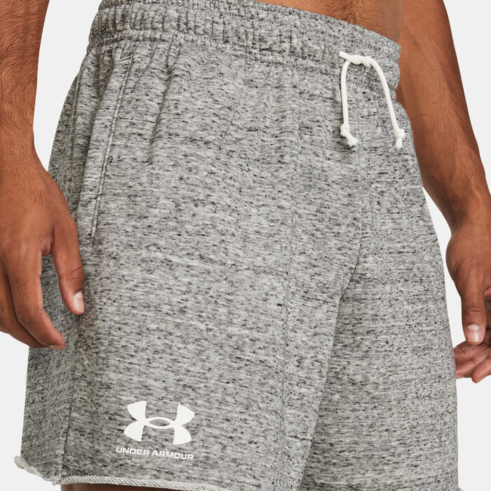 Under Armour Men's Rival Terry Shorts White Under Armour Men's Rival Terry Shorts White image number 3