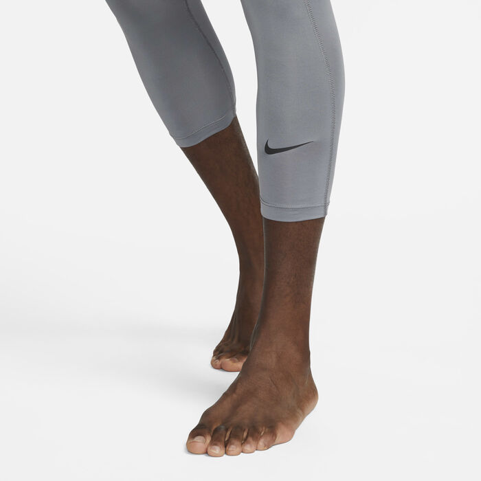 Nike Men's Pro Dri-FIT Fitness Tights Grey Nike Men's Pro Dri-FIT Fitness Tights Grey image number 3