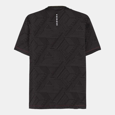 EA7 Emporio Armani Men's Allover Print T-Shirt Brown