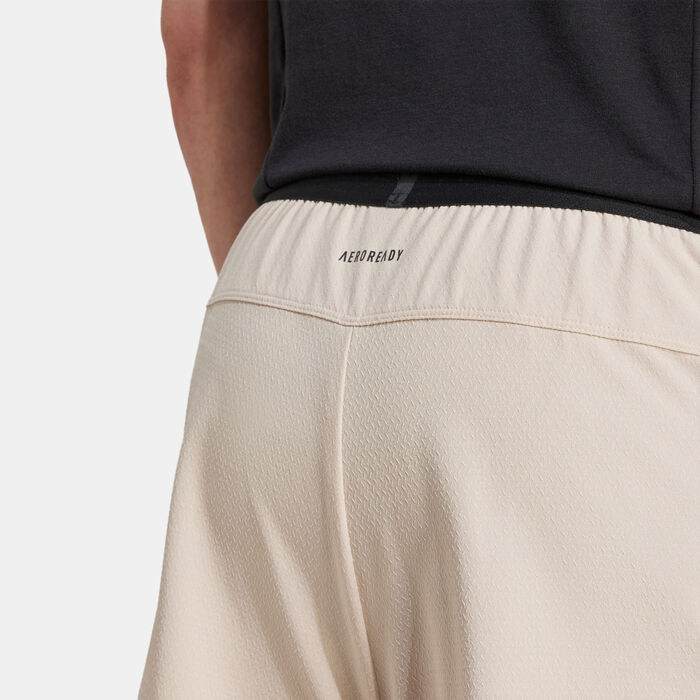 adidas Men's Power 2-In-1 Training Shorts Beige adidas Men's Power 2-In-1 Training Shorts Beige image number 3