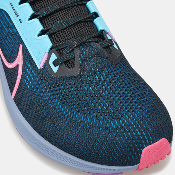 Nike Men's Air Zoom Pegasus 40 Shoe Black Nike Men's Air Zoom Pegasus 40 Shoe Black image number 4
