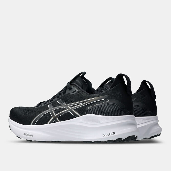 ASICS Men's GEL-KAYANO 32 Wide Running Shoes Black ASICS Men's GEL-KAYANO 32 Wide Running Shoes Black image number 2