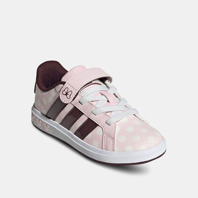 adidas Kids' Disney Minnie Mouse Grand Court Shoes Pink