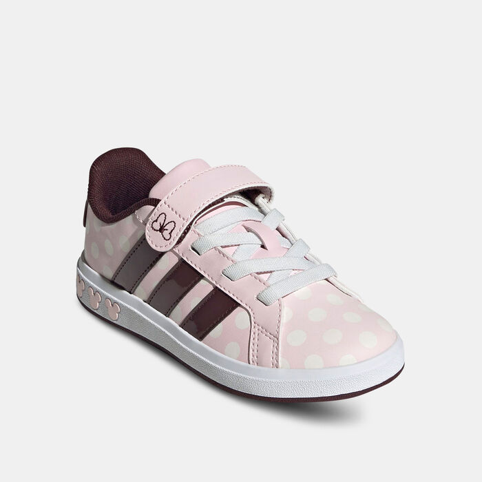 adidas Kids' Disney Minnie Mouse Grand Court Shoes Pink adidas Kids' Disney Minnie Mouse Grand Court Shoes Pink image number 1