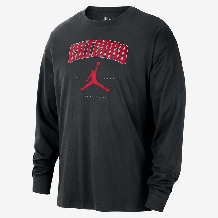 Nike Men's NBA Chciago Bulls Essential T-Shirt Black Nike Men's NBA Chciago Bulls Essential T-Shirt Black image number 0