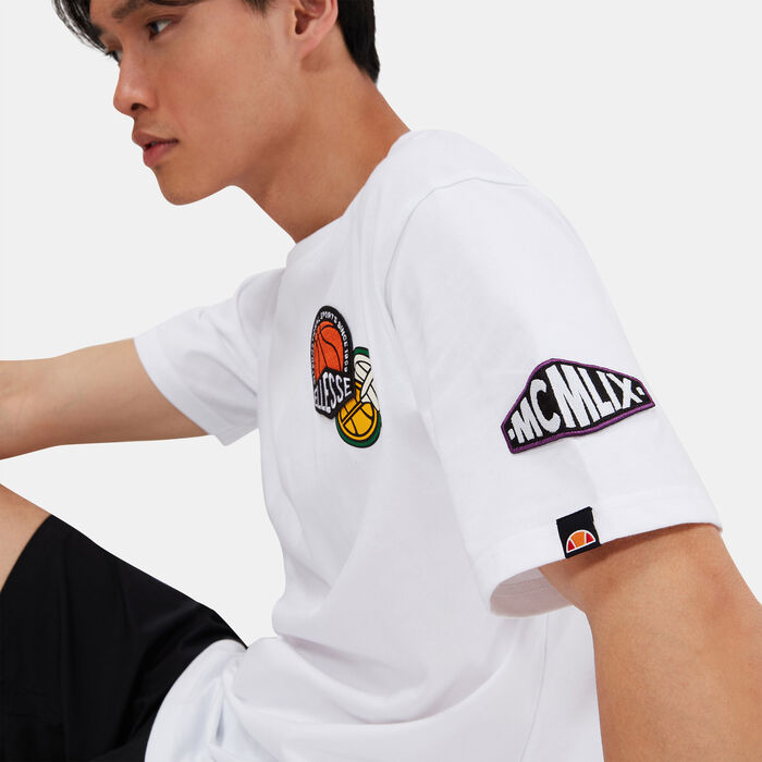 ellesse Men's Boretto T-Shirt White image number 3