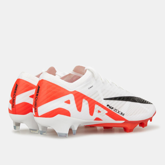 Nike Men's Zoom Mercurial Vapor 15 Elite Firm-Ground Football Shoe White Nike Men's Zoom Mercurial Vapor 15 Elite Firm-Ground Football Shoe White image number 3