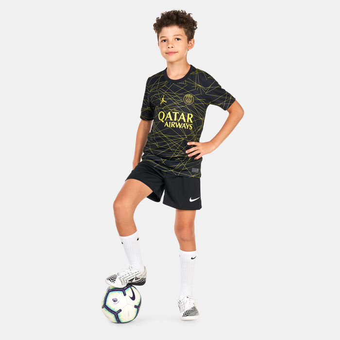 Jordan Kids' Paris Saint-Germain Dri-FIT Stadium 4th Jersey - 2022/23 Black Jordan Kids' Paris Saint-Germain Dri-FIT Stadium 4th Jersey - 2022/23 Black image number 2