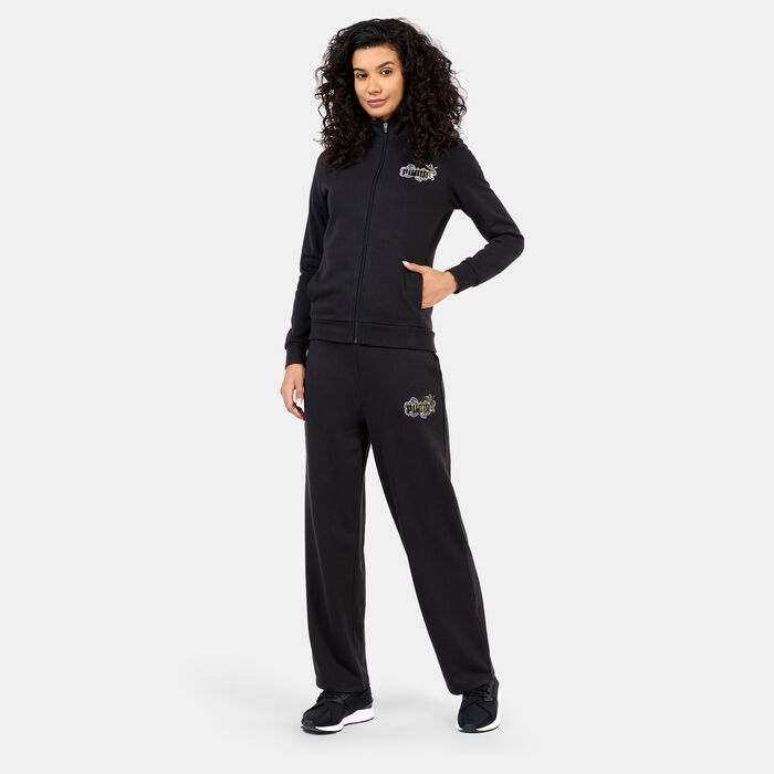 PUMA Women's Essentials+ Class Act Track Jacket Black PUMA Women's Essentials+ Class Act Track Jacket Black image number 2