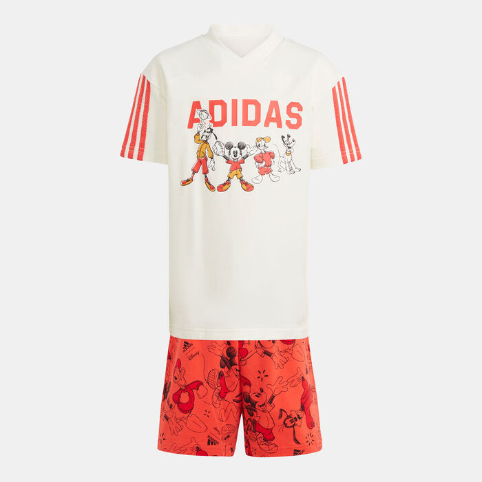 adidas Kids' x Disney Mickey Mouse Set (Younger Kids) yellow adidas Kids' x Disney Mickey Mouse Set (Younger Kids) yellow image number 0