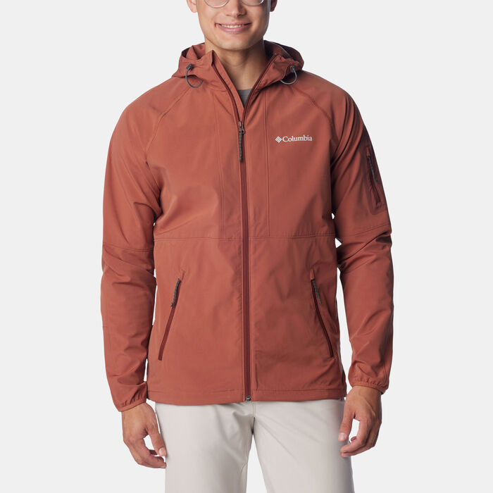 Columbia Men's Tall Heights™ Hooded Softshell Jacket Pink Columbia Men's Tall Heights™ Hooded Softshell Jacket Pink image number 0