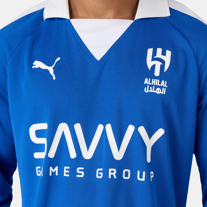 PUMA Men's Al Hilal Anniversary Football Jersey White PUMA Men's Al Hilal Anniversary Football Jersey White image number 3