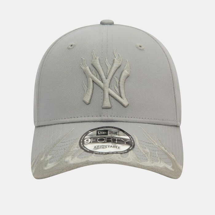New Era Men's MLB New York Yankees Flame 9FORTY Cap Grey image number 0