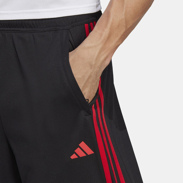 adidas Men's Train Essentials Pique 3-Stripes Training Shorts Black image number 4