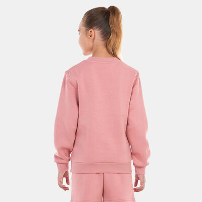 Nike Kids' Sportswear Club+ Crewneck Create Sweatshirt Pink