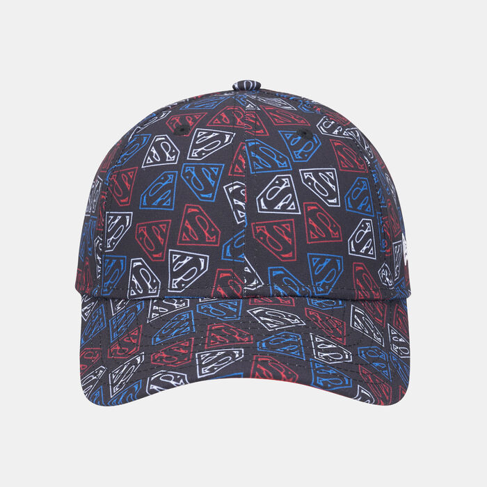 New Era Kids' Superman All Over Print 9FORTY Cap Black New Era Kids' Superman All Over Print 9FORTY Cap Black image number 0