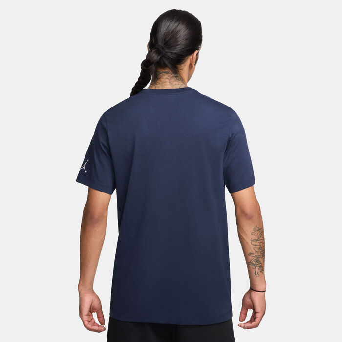 Jordan Men's Air T-Shirt Blue image number 1