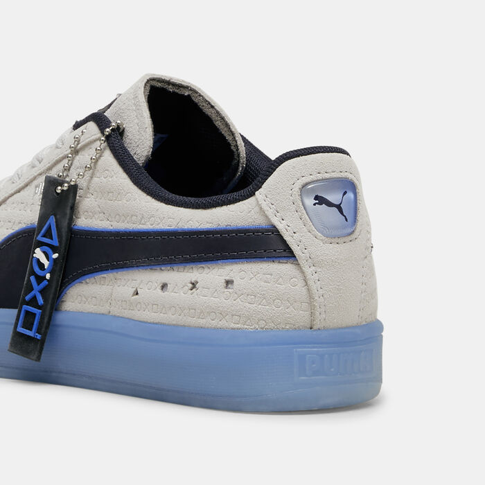Kids x PLAYSTATION Suede Shoes Grey PUMA in KSA SSS