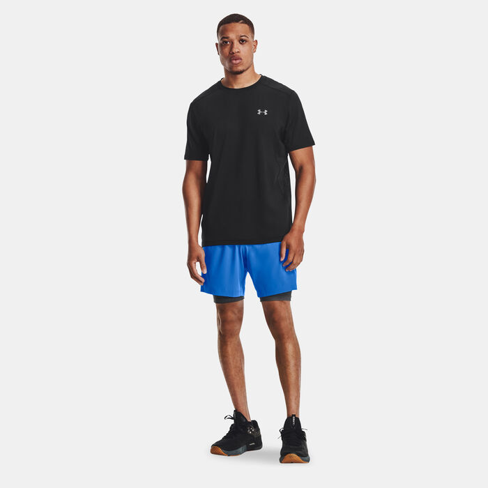 Under Armour Men's HeatGear® Armour Compression Shorts Grey image number 2