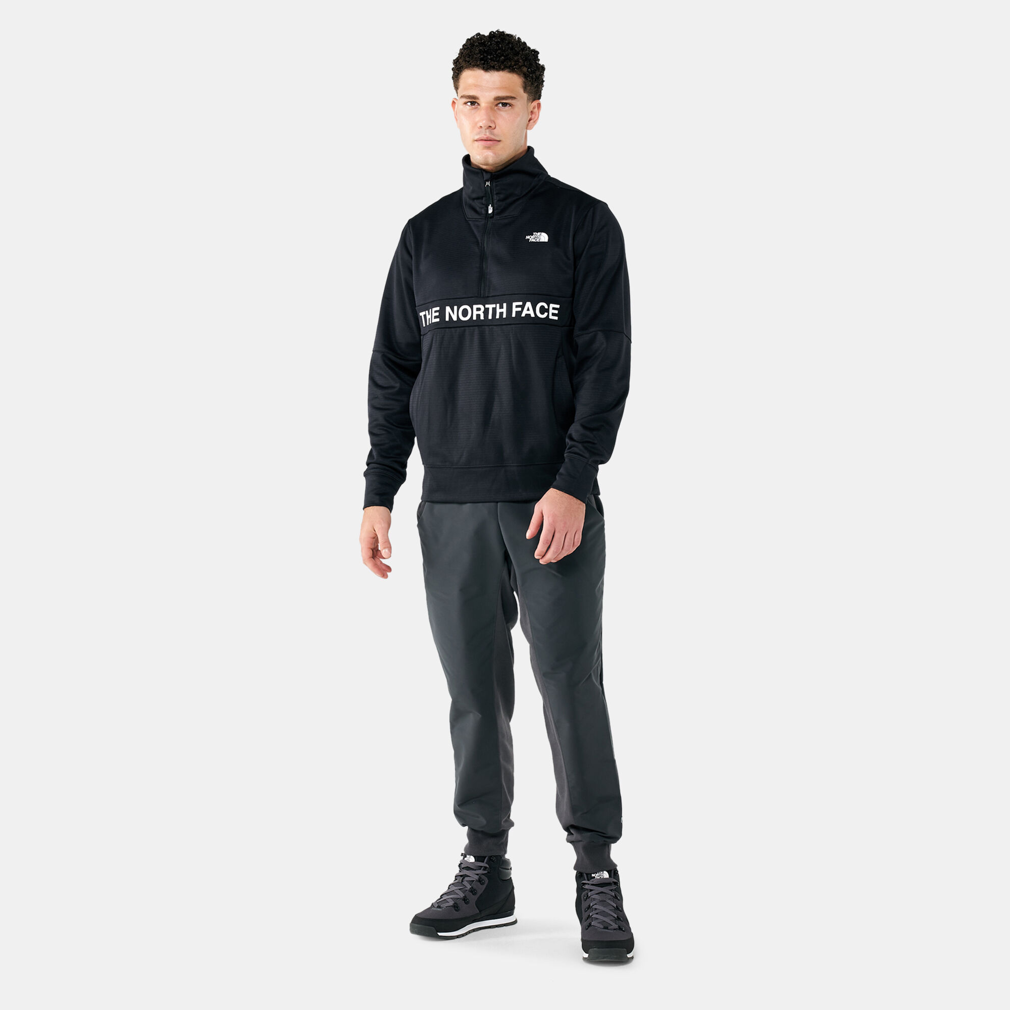 Men's train n sales logo full zip hoodie