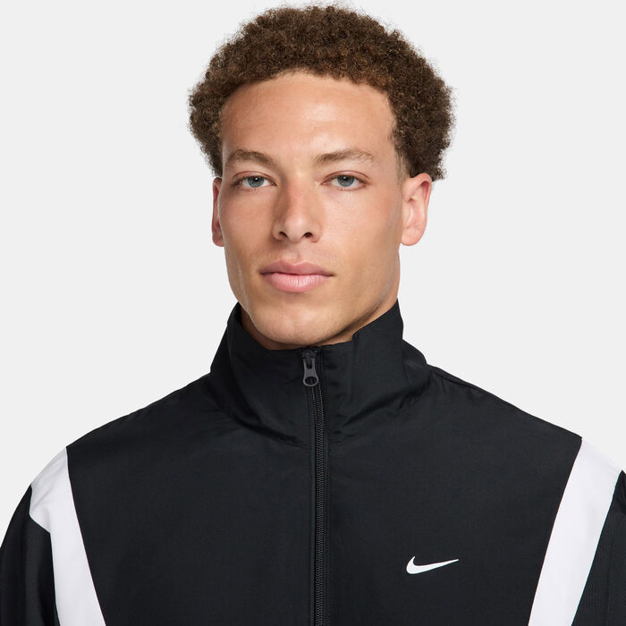 Nike Men's Icon Woven Basketball Jacket Black image number 3