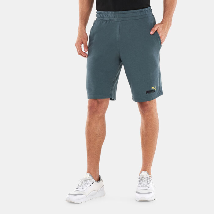 PUMA Men's Essentials+ Two-Tone Shorts Grey PUMA Men's Essentials+ Two-Tone Shorts Grey image number 0