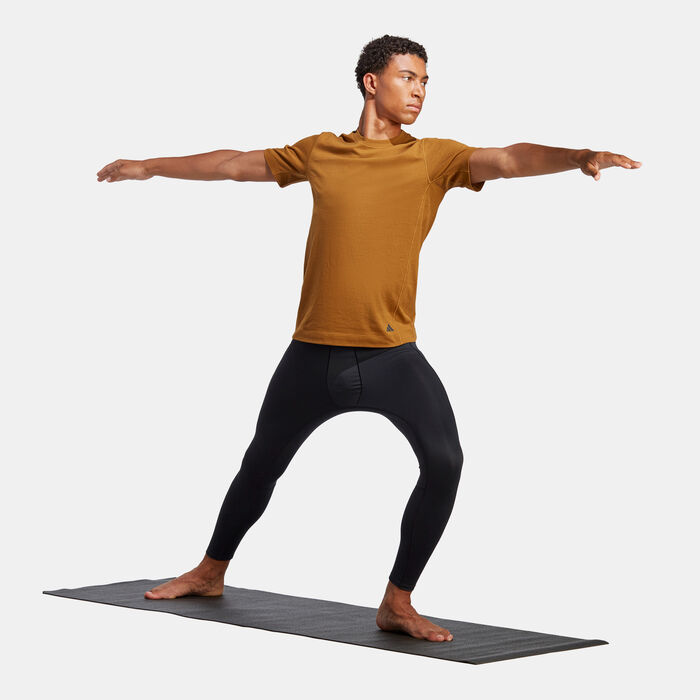 adidas Men's Yoga Training 7/8 Tights Black adidas Men's Yoga Training 7/8 Tights Black image number 2