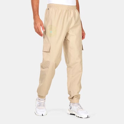 adidas Originals Men's Graphic Ozworld Cargo Pants Beige adidas Originals Men's Graphic Ozworld Cargo Pants Beige