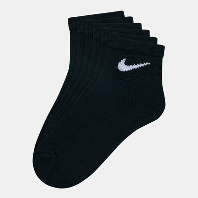 Nike Kids' NHN Basic Quarter Socks (3 Pack) Black Nike Kids' NHN Basic Quarter Socks (3 Pack) Black