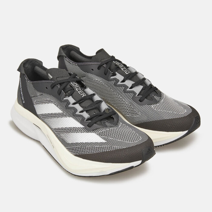 adidas Women's Adizero Boston 12 Running Shoe Black adidas Women's Adizero Boston 12 Running Shoe Black image number 2