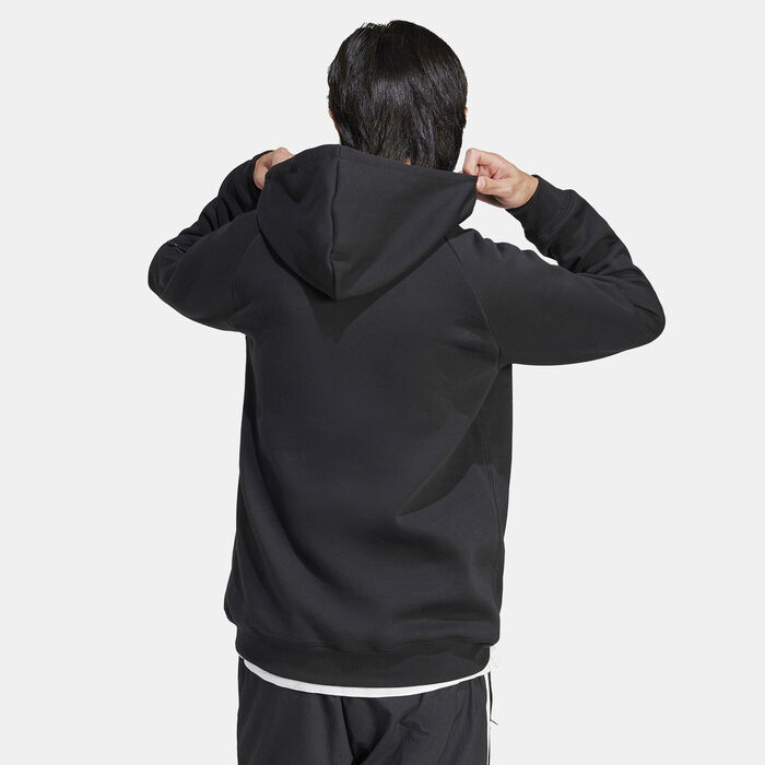 adidas Originals Men's Logo Hoodie Black adidas Originals Men's Logo Hoodie Black image number 1