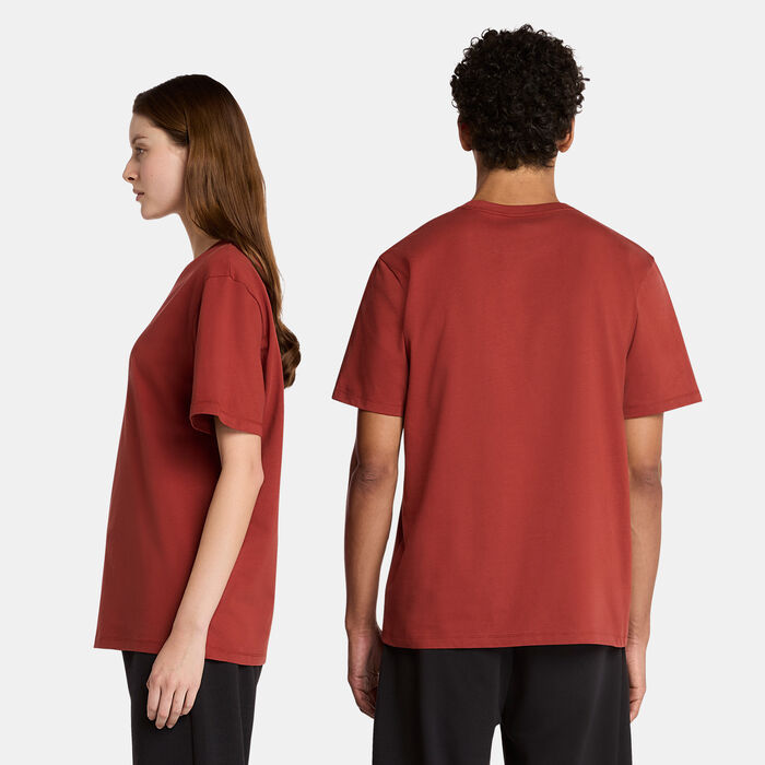 Timberland Men's Small Logo T-Shirt Orange image number 1