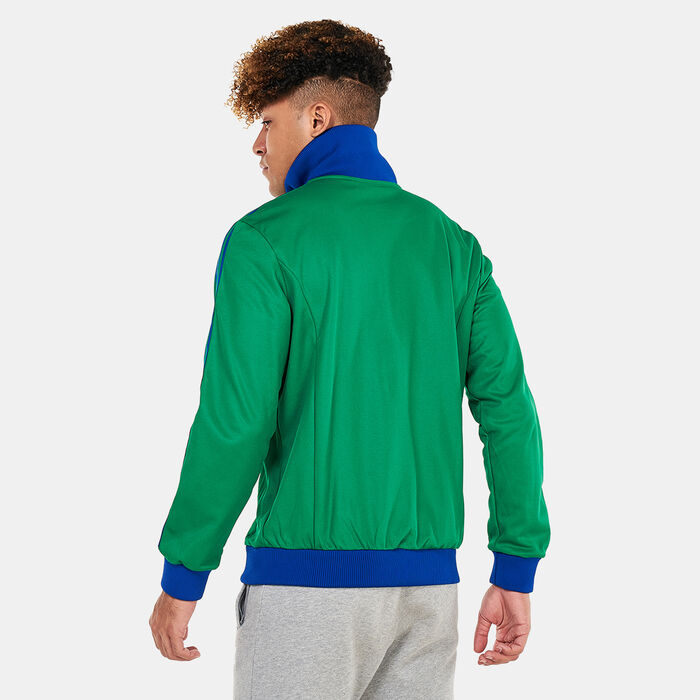 adidas Originals Men's Adicolor Heritage Now Striped Track Top Green adidas Originals Men's Adicolor Heritage Now Striped Track Top Green image number 1