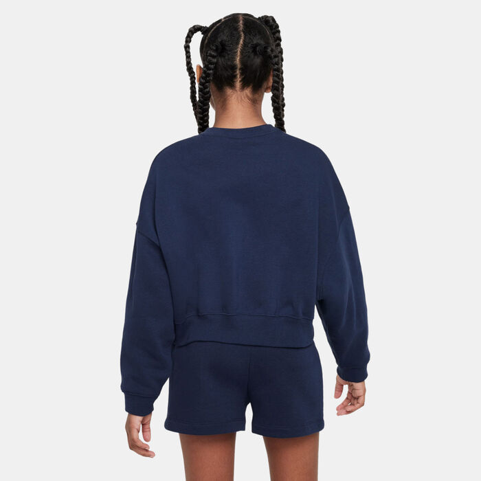 Nike Kids' Sportswear Trend Fleece Sweatshirt Blue image number 1