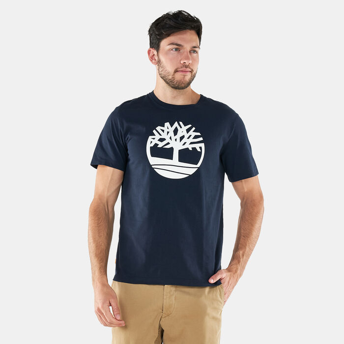 Timberland Men's Kennebec River Tree Logo T-Shirt Blue image number 0