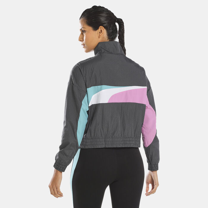 PUMA Women's SWxP Woven Track Jacket Black image number 1