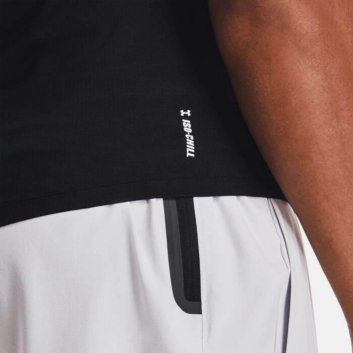 Under Armour Men's UA Iso-Chill Compression Tank Top Black image number 3