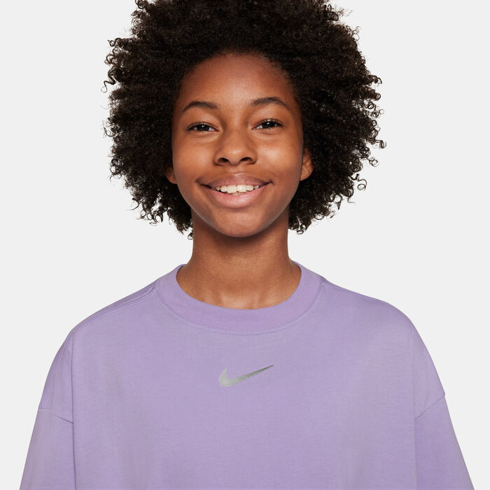 Nike Kids' Sportswear Oversized T-Shirt (Older Kids) Purple image number 2