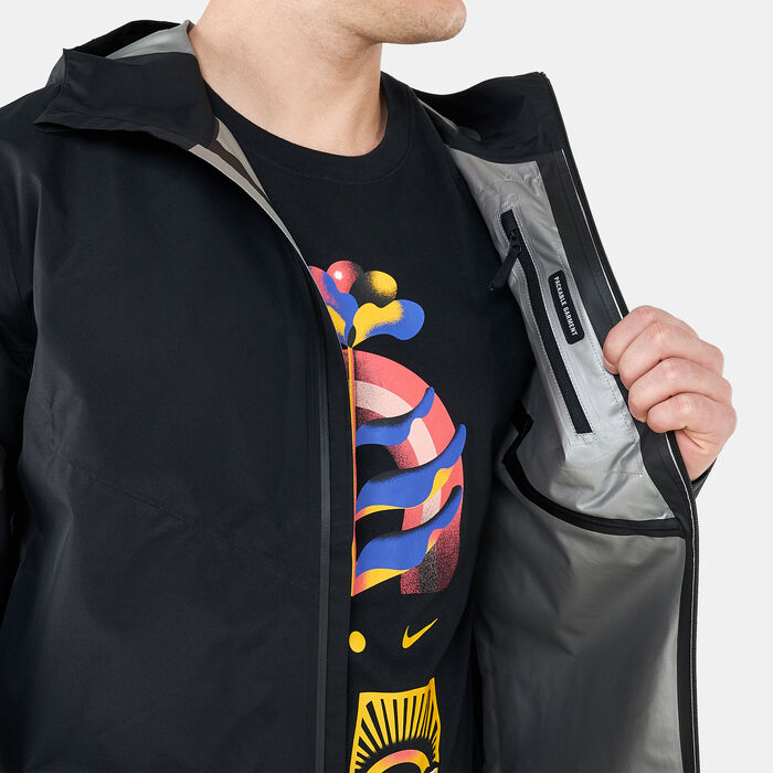Nike Men's GORE-TEX Trail Running Jacket Black Nike Men's GORE-TEX Trail Running Jacket Black image number 3