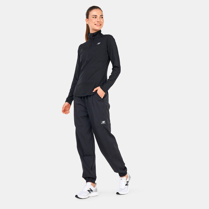 New Balance Women's Accelerate Half-Zip Top Black New Balance Women's Accelerate Half-Zip Top Black image number 2