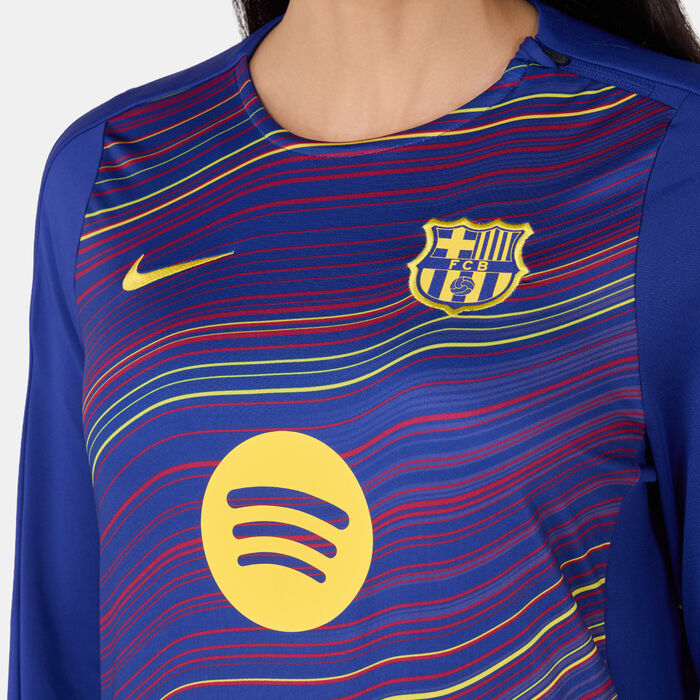 Nike Women's FC Barcelona Strike Football Top Purple Nike Women's FC Barcelona Strike Football Top Purple image number 3