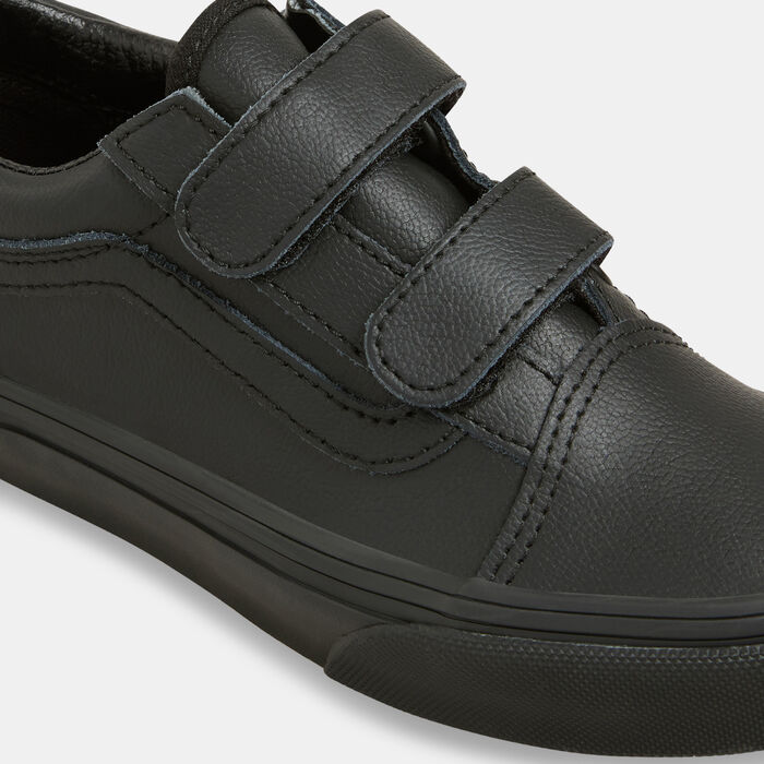 Vans Kids' Kids Old Skool V Classic Tumble Unisex Shoes (Younger Kids) Black Vans Kids' Kids Old Skool V Classic Tumble Unisex Shoes (Younger Kids) Black image number 3