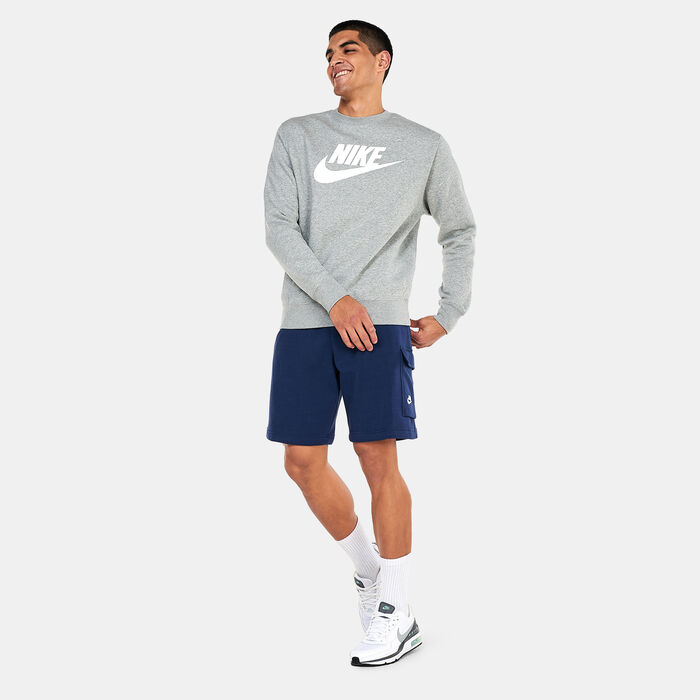 Nike Men's Sportswear Club Sweatshirt Grey image number 2