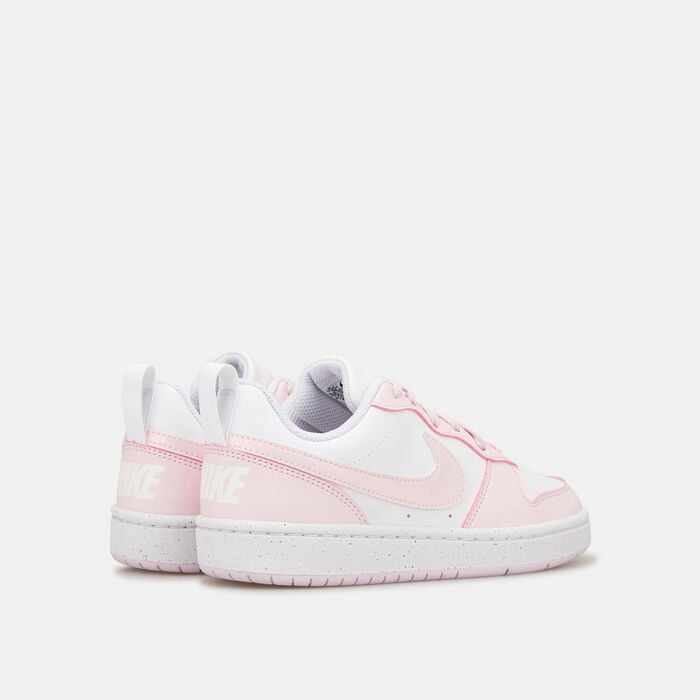 Nike Kids' Court Borough Low Recraft Shoes Pink Nike Kids' Court Borough Low Recraft Shoes Pink image number 2