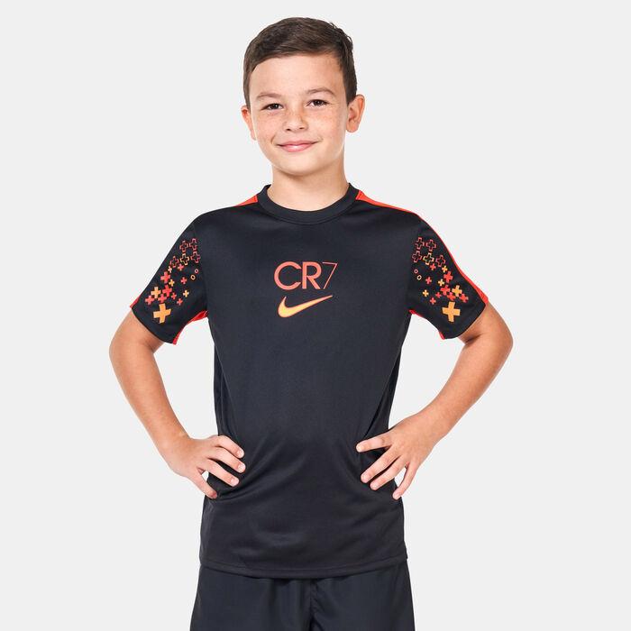 Nike Kids' Dri-FIT CR7 Football Jersey Black Nike Kids' Dri-FIT CR7 Football Jersey Black image number 0