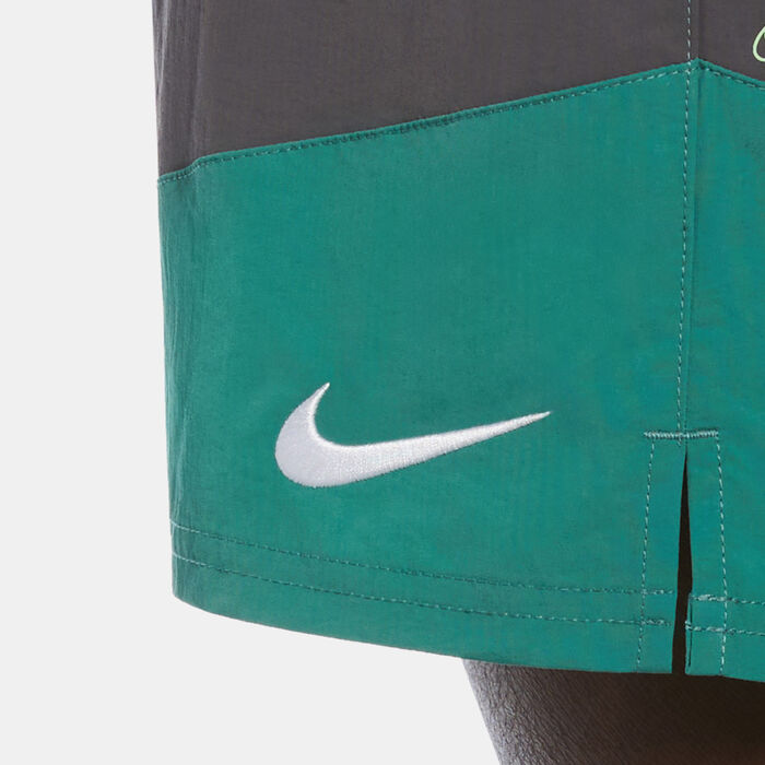 Nike Swim Men's Logo Swimming Shorts Green Nike Swim Men's Logo Swimming Shorts Green image number 4