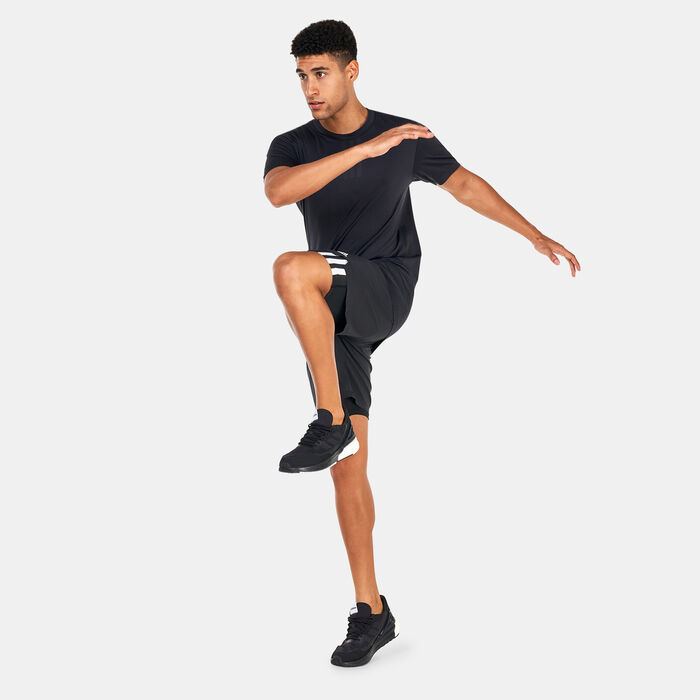 adidas Men's Techfit Training 3-Stripes Training Short Tights Black adidas Men's Techfit Training 3-Stripes Training Short Tights Black image number 2