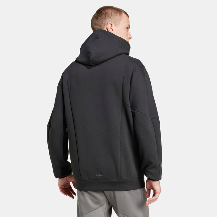 adidas Men's Designed for Training Full-Zip Track Jacket Black adidas Men's Designed for Training Full-Zip Track Jacket Black image number 1