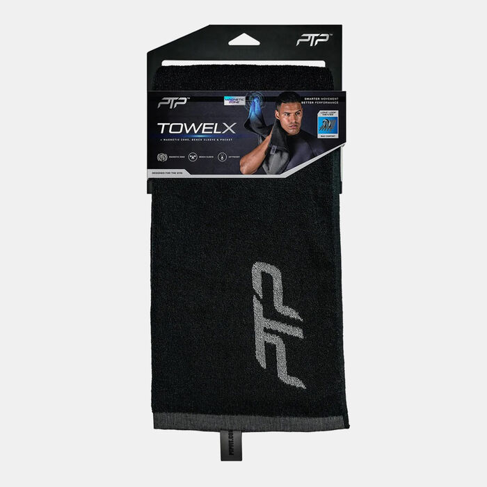 PTP X Pro Gym Face Towel (Extra Large) Black PTP X Pro Gym Face Towel (Extra Large) Black image number 3